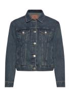 Denim Trucker Jacket Dongerijakke Denimjakke Blue Lauren Ralph Lauren