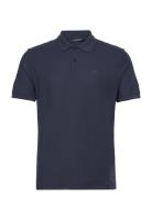 Rudy Slim Polo Pique Tops Polos Short-sleeved Navy J. Lindeberg