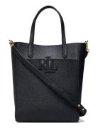 Pebbled Leather Small Cameryn Tote Bag Shopper Veske Black Lauren Ralp...