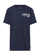 Te-S/S Tee Tops T-shirts Short-sleeved Blue Levi's