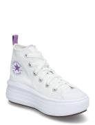 Ctas Move Hi White/Pixel Purple/White Sport Sneakers High-top Sneakers...