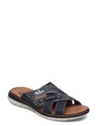 25199-22 Shoes Summer Shoes Sandals Blue Rieker