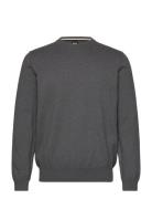 Pacas-L Tops Knitwear Round Necks Grey BOSS