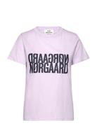 Single Organic Trenda P Tee Tops T-shirts & Tops Short-sleeved Purple ...