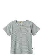 T-Shirt S/S Lumi Tops T-shirts Short-sleeved Green Wheat