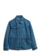 Denim Chore Jacket Dongerijakke Denimjakke Blue Superdry