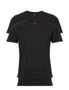 Levis Men Solid Crew 2P Tops T-shirts Short-sleeved Black Levi's®