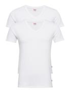 Levis Men V-Neck 2P Tops T-shirts Short-sleeved White Levi's®