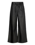 Xl Straight - Fx Leather Blacks Bottoms Trousers Leather Leggings-Buks...