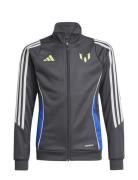 Messi Jkt Y Sport Sweat-shirts & Hoodies Sweat-shirts Grey Adidas Perf...