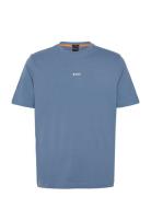 Tchup Tops T-shirts Short-sleeved Blue BOSS