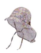 Summerhat Long Neck - Aop Solhatt Purple Mikk-line