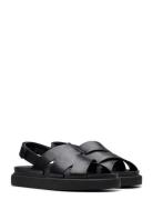 Aristella Sun D Flate Sandaler Black Clarks
