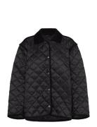 Quilted Liner Jacket Vattert Jakke Blue Weekday