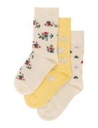 Minipop® Season Bamboo Socks 3 Pcs Socks & Tights Socks Cream Minipop