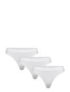 3-Pack Cat Soft Seamless High Rise Thongs Stringtruse Undertøy White W...