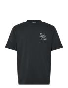 Surf Club Tee Designers T-shirts Short-sleeved Black Nikben