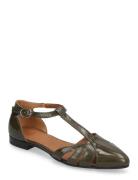 Shoes Flate Sandaler Khaki Green Billi Bi
