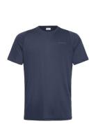 Collective Bi-Blend Ss Tee M Sport T-shirts Short-sleeved Navy Craft