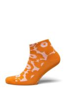 Rasu Unikko Lingerie Socks Footies-ankle Socks Orange Marimekko