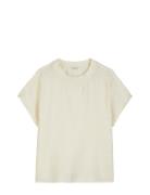 Shirts/Blouses Short Sleeve Tops T-shirts & Tops Short-sleeved White M...