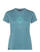 Pinec Top W Sport T-shirts & Tops Short-sleeved Blue Five Seasons