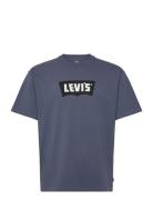 Vintage Bw Graphic Tee Vtg Bw Tops T-shirts Short-sleeved Navy Levi's®