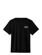 Township S/S Tlrt Tops T-shirts Short-sleeved Black Brixton