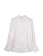 Silk Blouse, Paseta 1 Tops Blouses Long-sleeved White Ivo Nikkolo