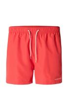 Slhdane-Swimshorts Badeshorts Red Selected Homme