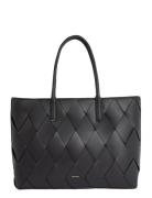 Ck Woven Medium Shopper Shopper Veske Black Calvin Klein
