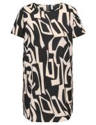 Carlux Ss Tunic Dress Wvn Kort Kjole Black ONLY Carmakoma