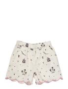 Printed Shorts W. Deco Edge Bottoms Shorts Cream Copenhagen Colors