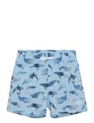 Swim Shorts, Aop Badeshorts Blue Color Kids
