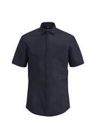 Business Kent 1/2 Tops T-shirts Short-sleeved Navy Seidensticker