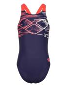 Girl's Arena Pastime Swimsuit V Back Sport Swimsuits Navy Arena