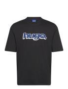 Nugibol Tops T-shirts Short-sleeved Black HUGO BLUE