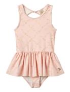 Swimsuit Erna Badedrakt Badetøy Pink Wheat