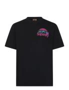 Cl Great Outdoors Chest Tee Tops T-shirts Short-sleeved Black Superdry