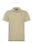 Dylan Piqué Shirt Tops Polos Short-sleeved Green Morris