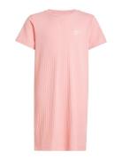 Rib Dress Dresses & Skirts Dresses Casual Dresses Short-sleeved Casual...