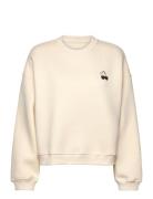 Elisw Sweatshirt Tops Sweat-shirts & Hoodies Sweat-shirts Cream Sofie ...
