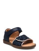 Bisgaard Aida Shoes Summer Shoes Sandals Navy Bisgaard