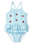 Nmfzammer Swimsuit Badedrakt Badetøy Blue Name It