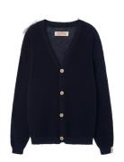Racoon Kid Cardigan Navy Tops Knitwear Cardigans Navy THE ANIMALS OBSE...
