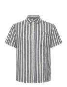 Sdfried Tops Shirts Short-sleeved Grey Solid