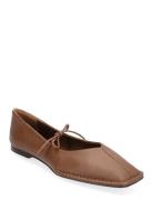 Sway Vanilla Leather Ballet Flats Ballerinasko Ballerinaer Brown ALOHA...