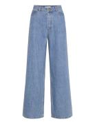 Kayne Denim Trousers Bottoms Jeans Wide Blue Stylein