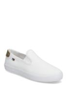 Vulc Canvas Slip-On Sneaker Sneakers White Tommy Hilfiger