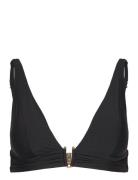 Luna Ha Triangle Swimwear Bikinis Bikini Tops Wired Bikinitops Black H...